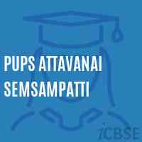 Pups Attavanai Semsampatti Primary School Logo