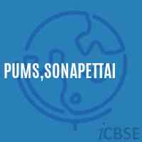 Pums,Sonapettai Middle School Logo