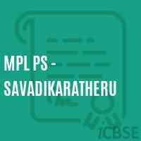 Mpl Ps - Savadikaratheru Primary School Logo