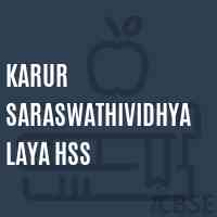 Karur Saraswathividhyalaya Hss High School Logo