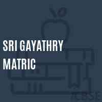 Sri Gayathry Matric Primary School Logo