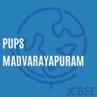 Pups Madvarayapuram Primary School Logo