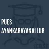 Pues Ayankarayanallur Primary School Logo