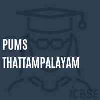 Pums Thattampalayam Middle School Logo