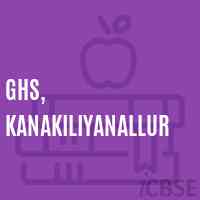 Ghs, Kanakiliyanallur Secondary School Logo