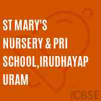 St Mary'S Nursery & Pri School,Irudhayapuram Logo