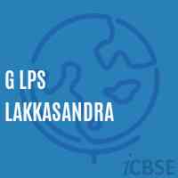 G Lps Lakkasandra Primary School Logo