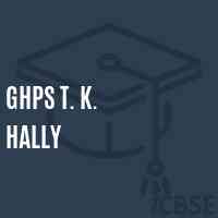 Ghps T. K. Hally Middle School Logo