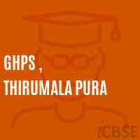 Ghps , Thirumala Pura Middle School Logo