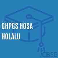 Ghpgs Hosa Holalu Middle School Logo