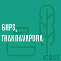 Ghps, Thandavapura Middle School Logo