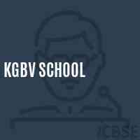 Kgbv School Logo