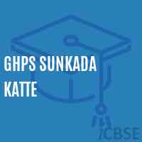 Ghps Sunkada Katte Middle School Logo