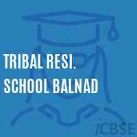 Tribal Resi. School Balnad Logo