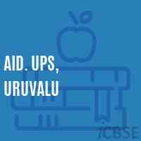 Aid. Ups, Uruvalu Middle School Logo