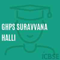 Ghps Suravvana Halli Middle School Logo