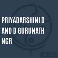 Priyadarshini D and D Gurunath Ngr Secondary School Logo