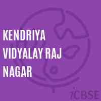 Kendriya Vidyalay Raj Nagar Secondary School Logo