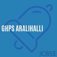 Ghps Aralihalli Middle School Logo