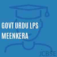 Govt Urdu Lps Meenkera Primary School Logo