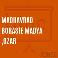 Madhavrao Boraste Madya ,Ozar Secondary School Logo