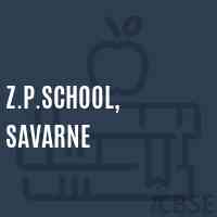 Z.P.School, Savarne Logo