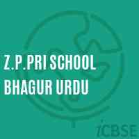 Z.P.Pri School Bhagur Urdu Logo
