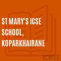 St Mary'S Icse School, Koparkhairane Logo