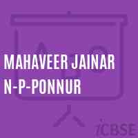 Mahaveer Jainar N-P-Ponnur Primary School Logo