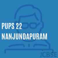 Pups 22 Nanjundapuram Primary School Logo