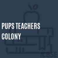 Pups Teachers Colony Primary School Logo