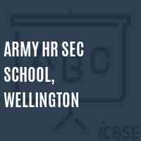 Army Hr Sec School, Wellington Logo
