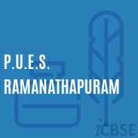 P.U.E.S. Ramanathapuram Primary School Logo