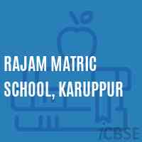 Rajam Matric School, Karuppur Logo
