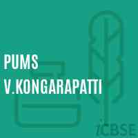 Pums V.Kongarapatti Middle School Logo