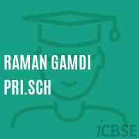 Raman Gamdi Pri.Sch Primary School Logo