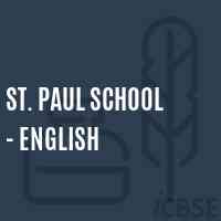 St. Paul School - English Logo