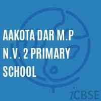 Aakota Dar M.P N.V. 2 Primary School Logo