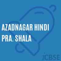 Azadnagar Hindi Pra. Shala Middle School Logo