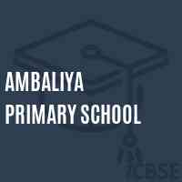 Ambaliya Primary School Logo