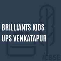 Brilliants Kids Ups Venkatapur Middle School Logo