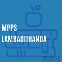 Mpps Lambadithanda Primary School Logo