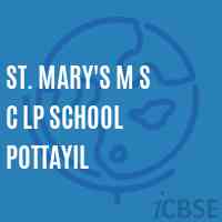 St. Mary'S M S C Lp School Pottayil Logo