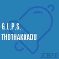 G.L.P.S. Thothakkadu Primary School Logo