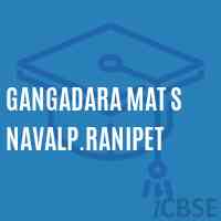 Gangadara Mat S Navalp.Ranipet Senior Secondary School Logo
