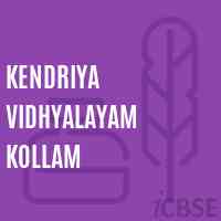 Kendriya Vidhyalayam Kollam School Logo