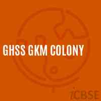 Ghss Gkm Colony High School Logo