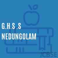 G.H.S .S Nedungolam Senior Secondary School Logo