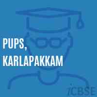 Pups, Karlapakkam Primary School Logo