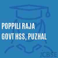 Poppili Raja Govt Hss, Puzhal High School Logo